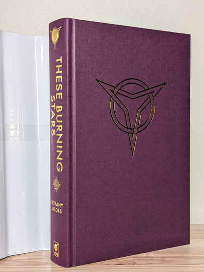 These Burning Stars; On Vicious Worlds; This Brutal Moon by Bethany Jacobs (Signed with sprayed edges) - Fialta Books