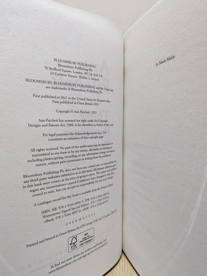 These Precious Days by Ann Patchett (Signed First Edition) - Fialta Books