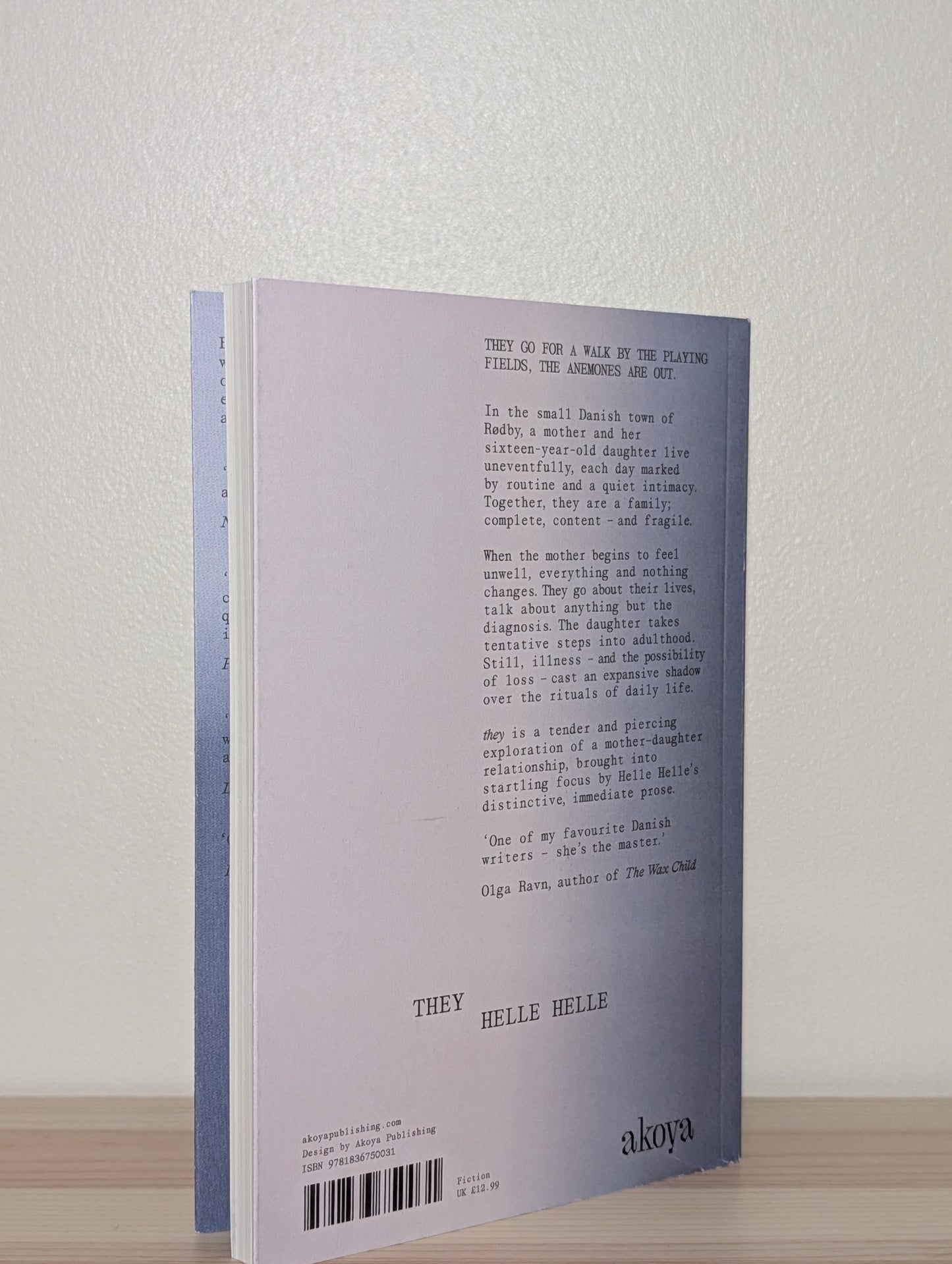 they by Helle Helle (Signed First Edition) - Fialta Books