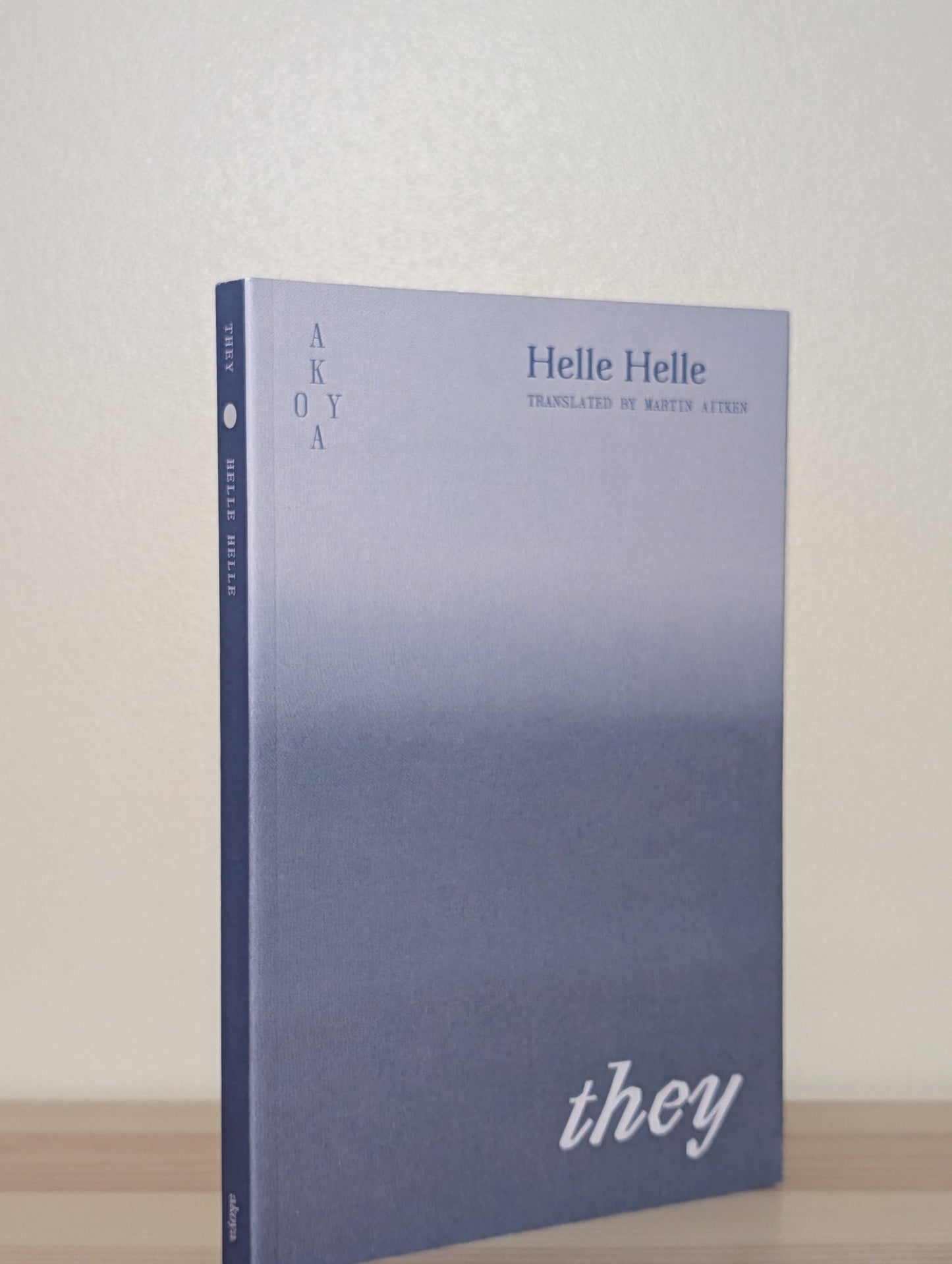 they by Helle Helle (Signed First Edition) - Fialta Books