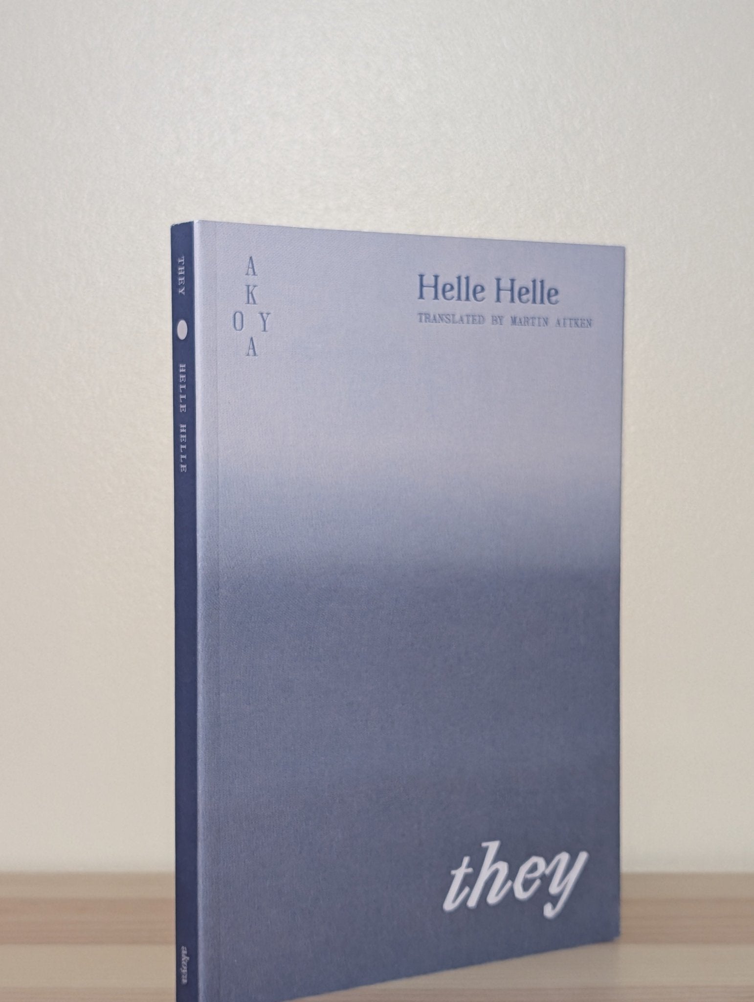they by Helle Helle (Signed First Edition) - Fialta Books