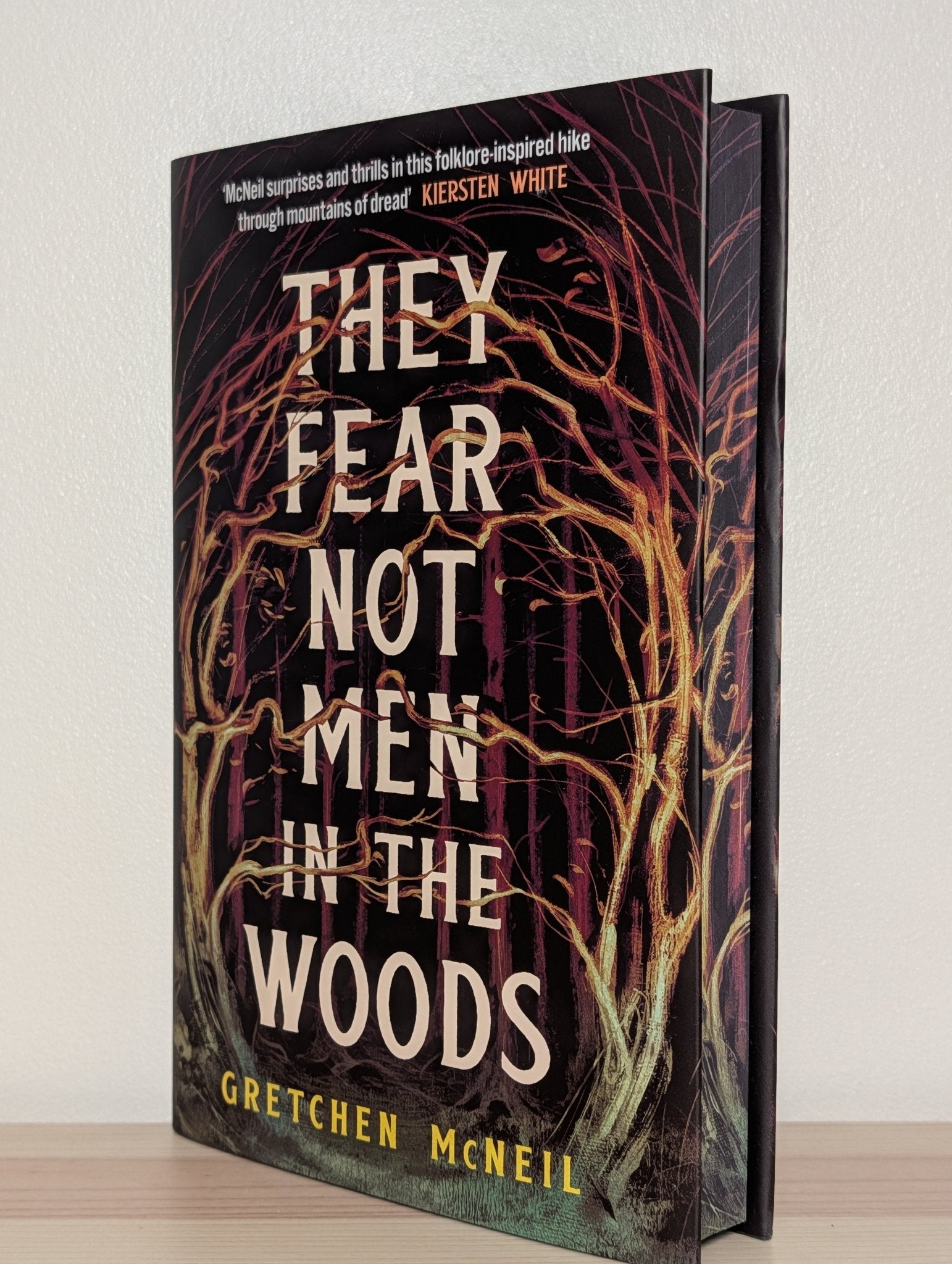 They Fear Not Men in The Woods by Gretchen McNeil (Signed First Edition with sprayed edges) - Fialta Books