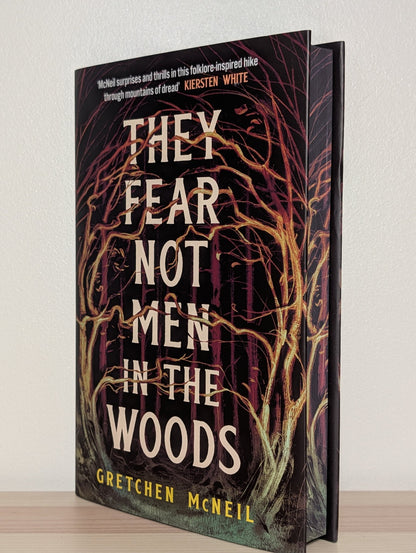 They Fear Not Men in The Woods by Gretchen McNeil (Signed First Edition with sprayed edges) - Fialta Books