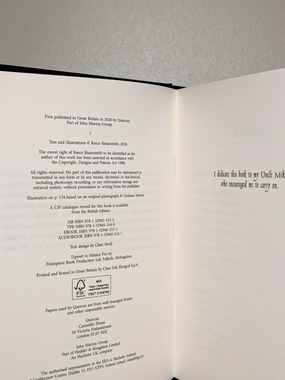 Things I Took from the Dark by Reece Shearsmith (Signed First Edition) - Fialta Books