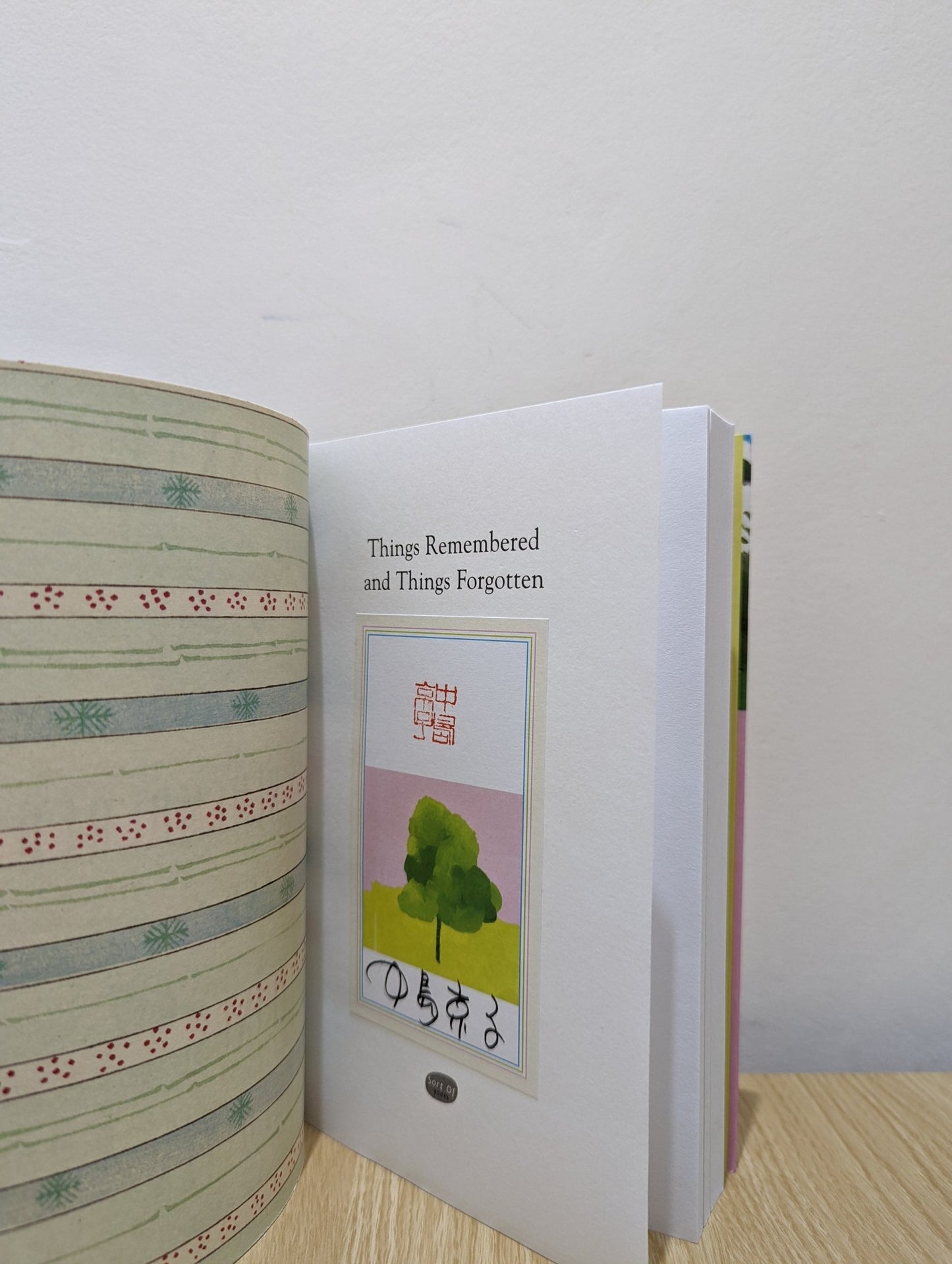 Things Remembered and Things Forgotten by Kyoko Nakajima (Signed First Edition) - Fialta Books