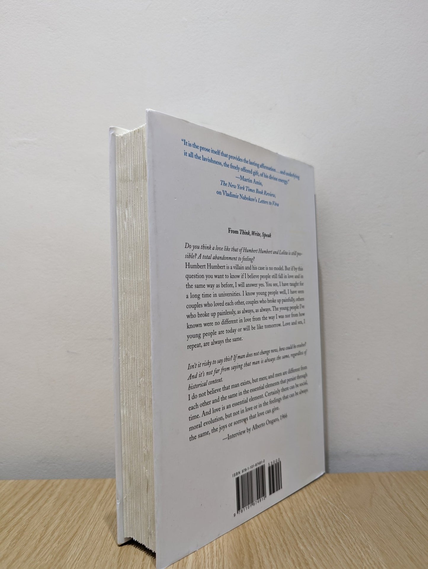 Think, Write, Speak by Vladimir Nabokov - Fialta Books