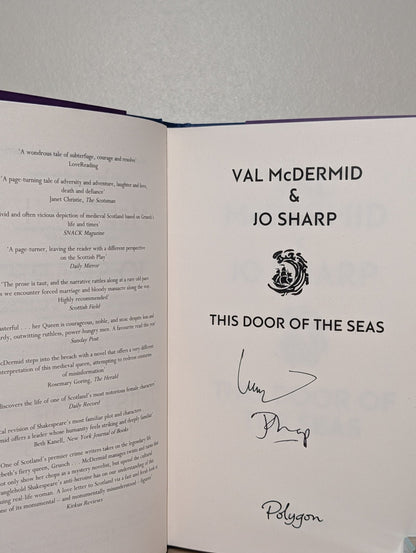 This Door of the Seas by Val McDermid Jo Sharp (Double Signed First Edition) - Fialta Books