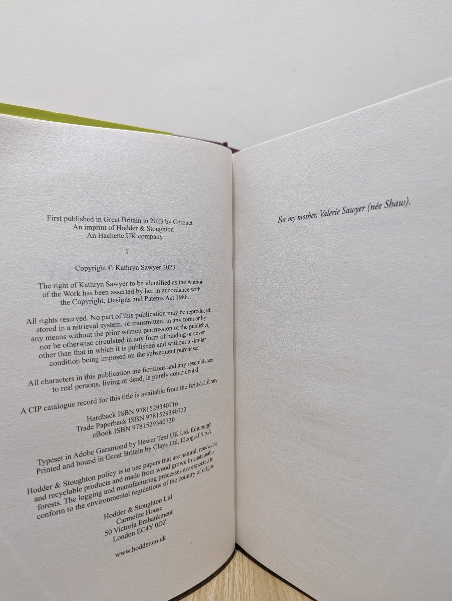 This Family by Kate Sawyer (Signed Stamped First Edition) - Fialta Books