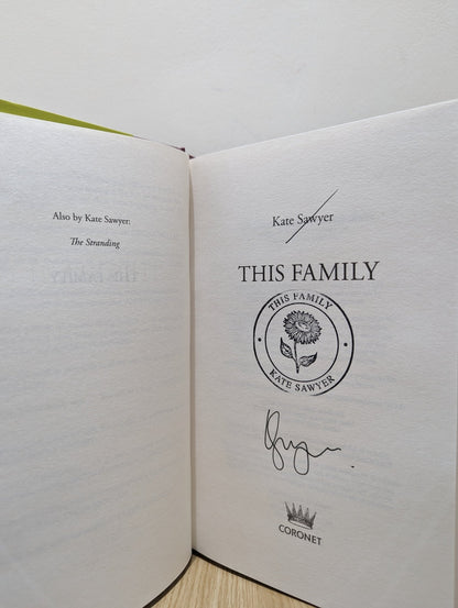 This Family by Kate Sawyer (Signed Stamped First Edition) - Fialta Books