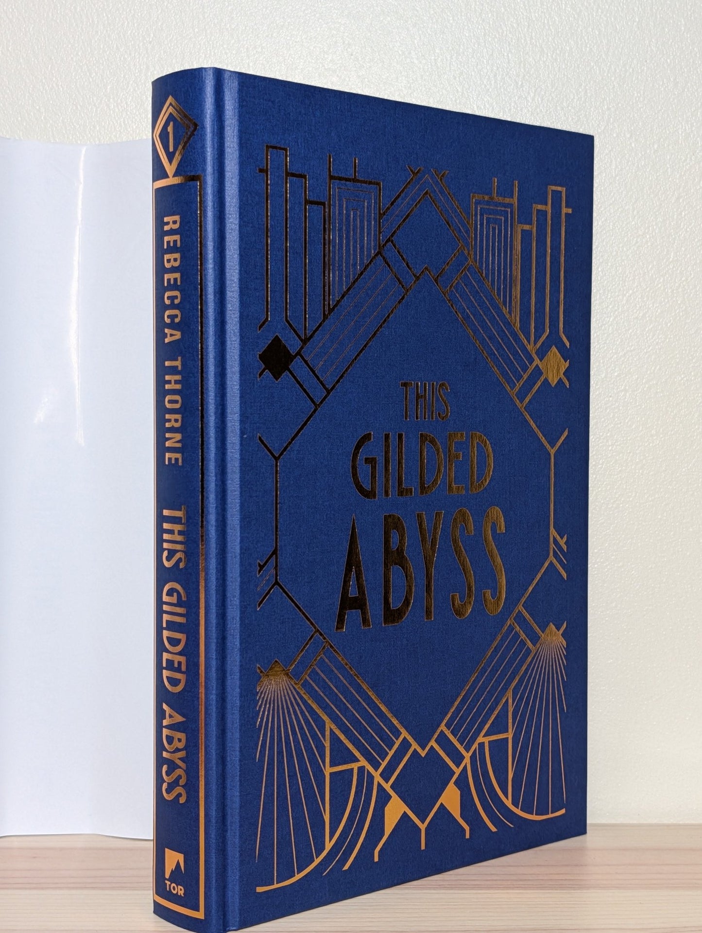 This Gilded Abyss by Rebecca Thorne (Signed First Edition with sprayed edges) - Fialta Books