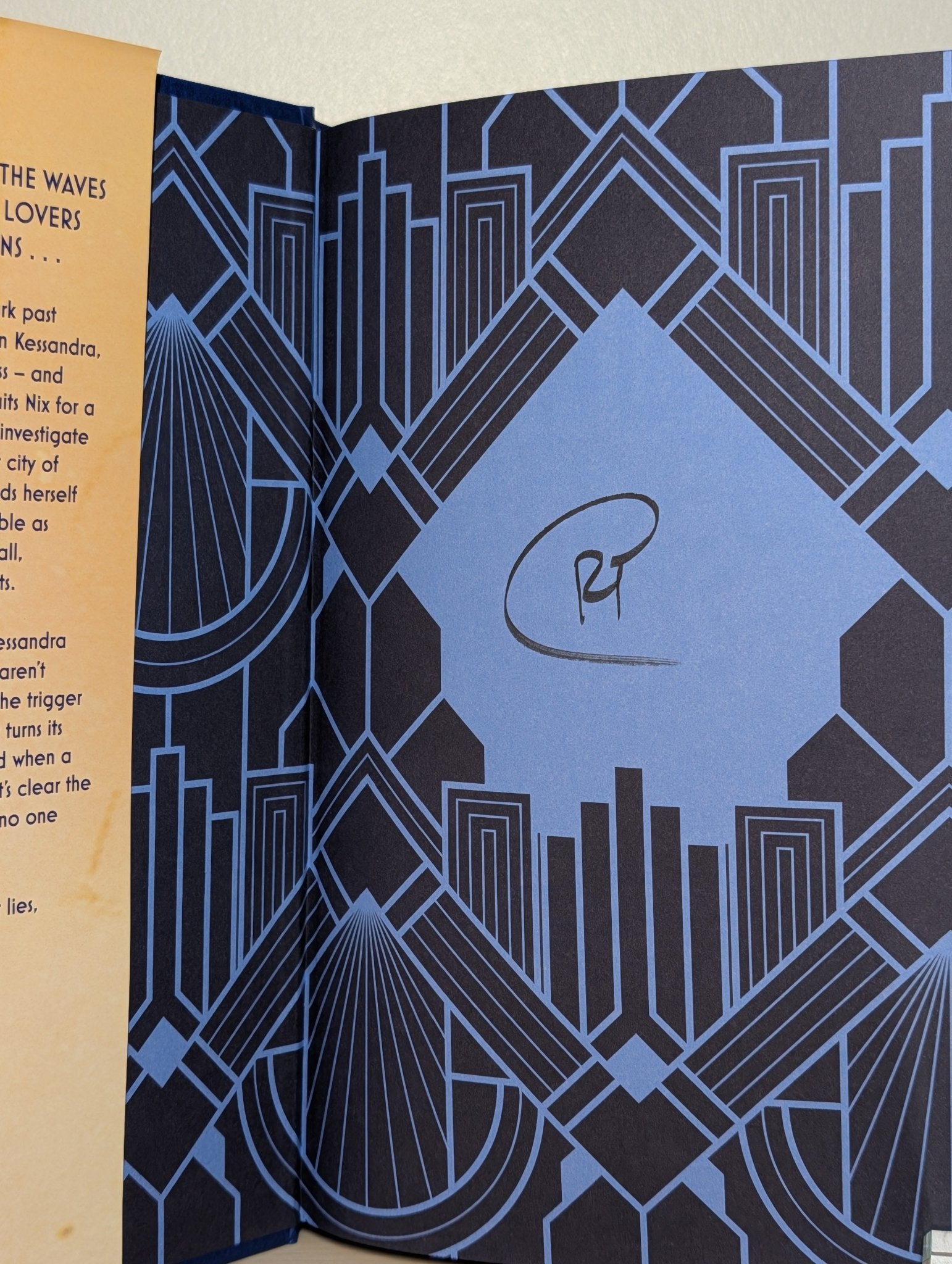 This Gilded Abyss by Rebecca Thorne (Signed First Edition with sprayed edges) - Fialta Books