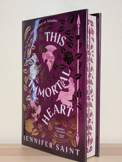 This Immortal Heart by Jennifer Saint (Signed First Edition with sprayed edges) - Fialta Books
