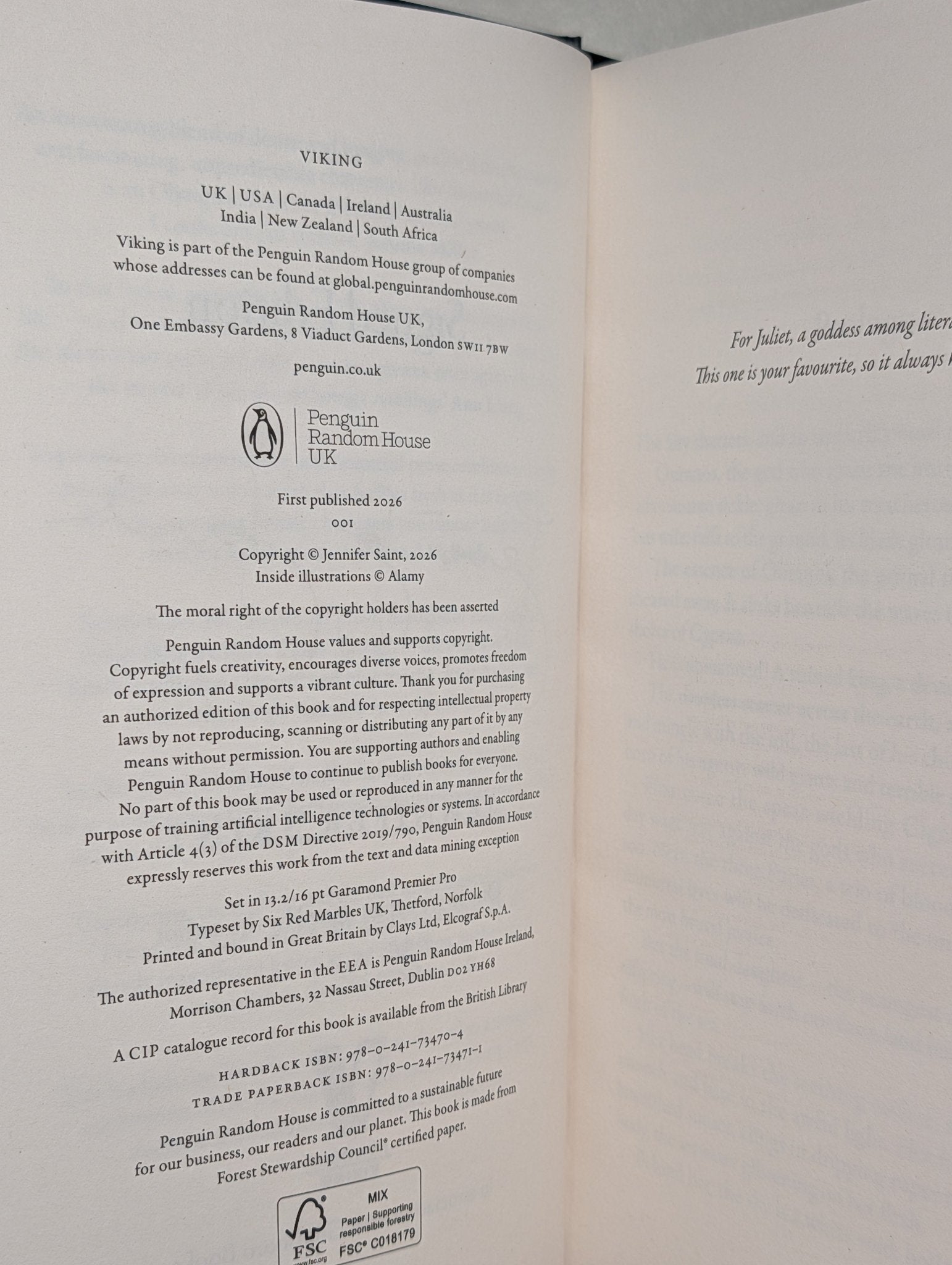 This Immortal Heart by Jennifer Saint (Signed First Edition with sprayed edges) - Fialta Books