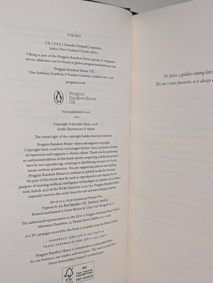 This Immortal Heart by Jennifer Saint (Signed First Edition with sprayed edges) - Fialta Books