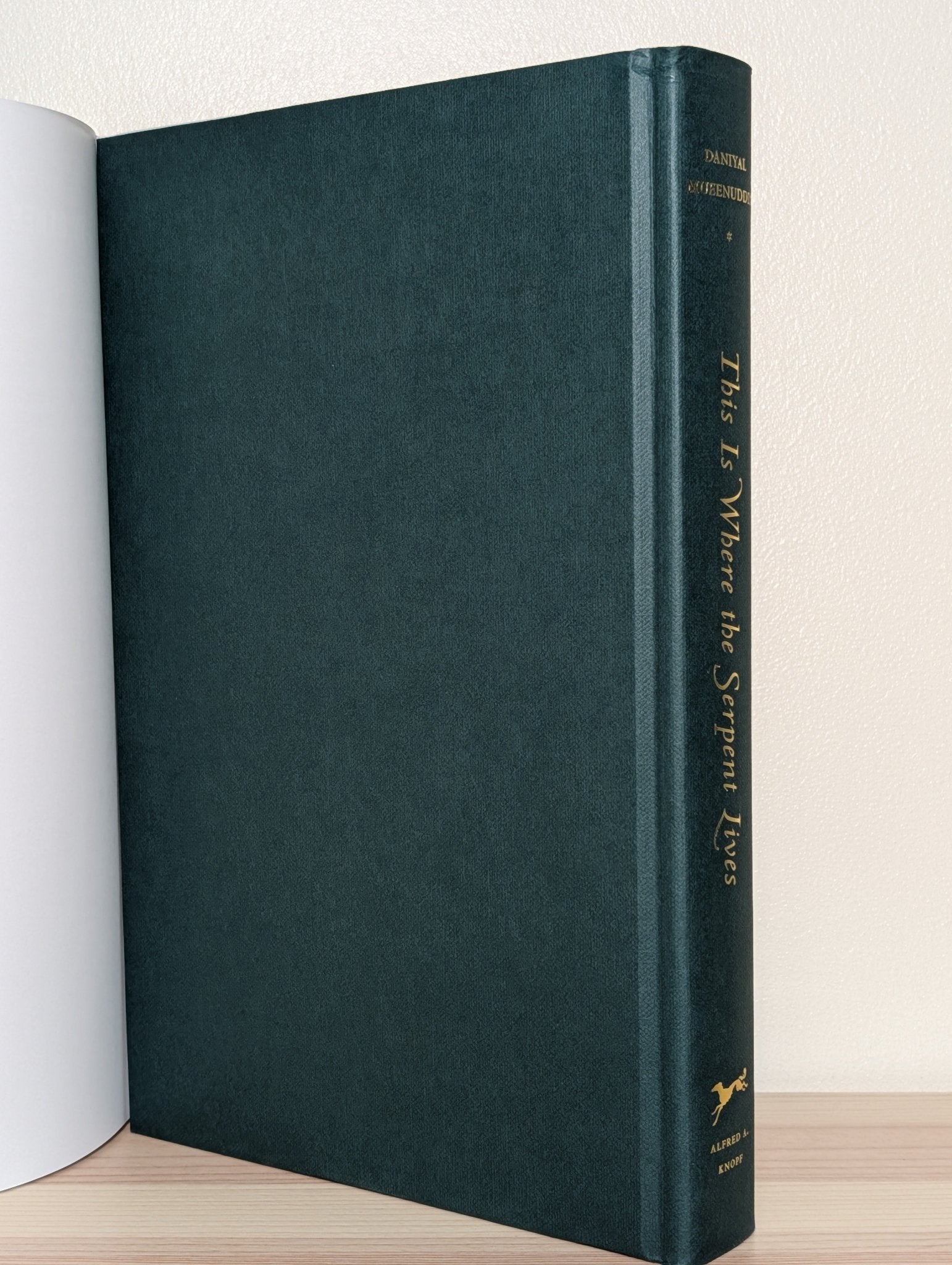 This Is Where the Serpent Lives by Daniyal Mueenuddin (Signed First Edition) - Fialta Books