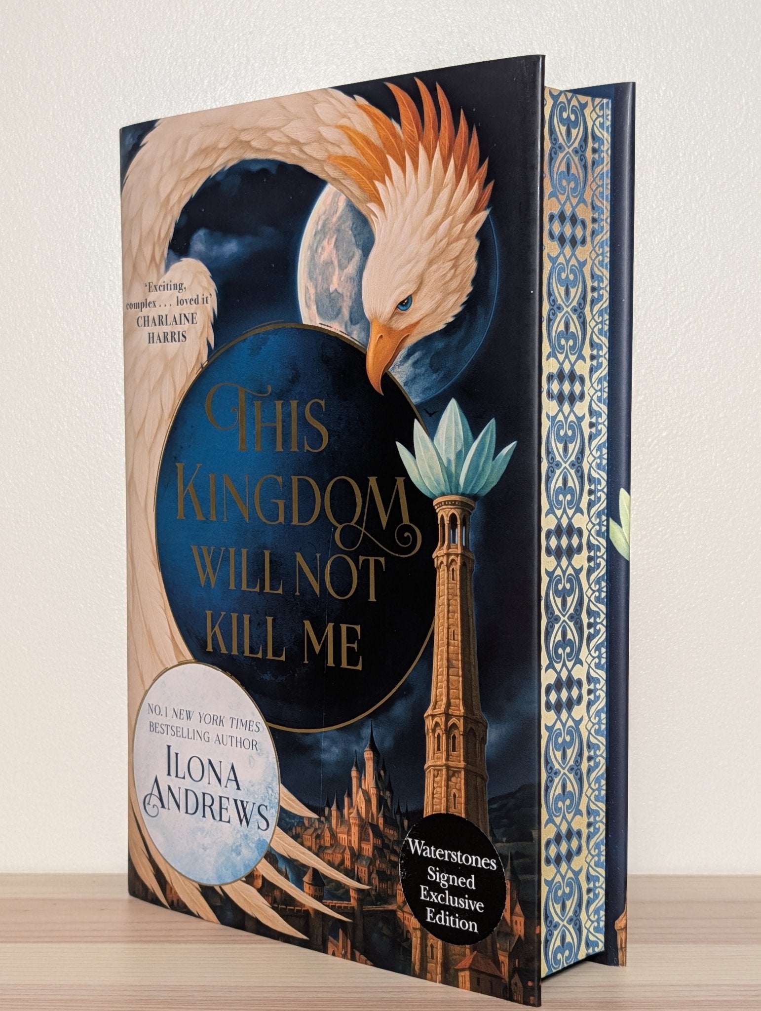 This Kingdom Will Not Kill Me by Ilona Andrews (Signed First Edition with sprayed edges) - Fialta Books