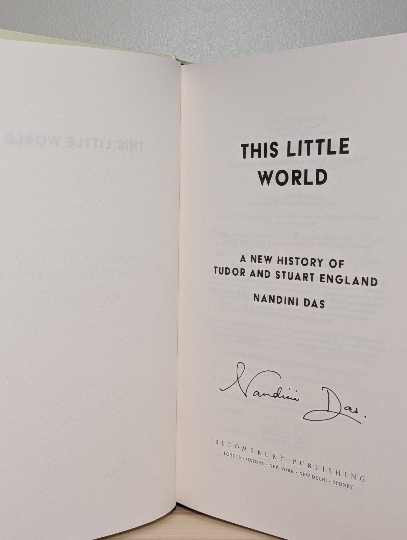 This Little World by Nandini Das (Signed First Edition) - Fialta Books