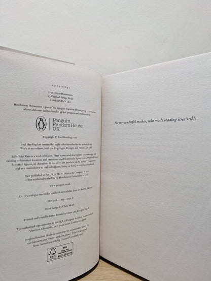 This Other Eden by Paul Harding (Signed Dated First Edition) - Fialta Books