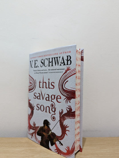 This Savage Song by V.E. Schwab (Signed Collector's Edition with sprayed edges) - Fialta Books