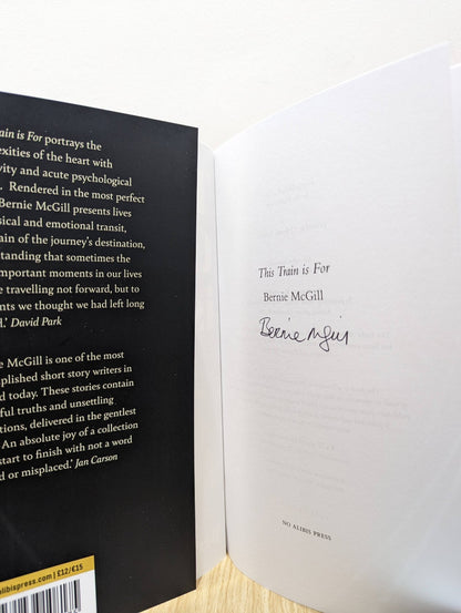 This Train Is For... by Bernie McGill (Signed First Edition) - Fialta Books