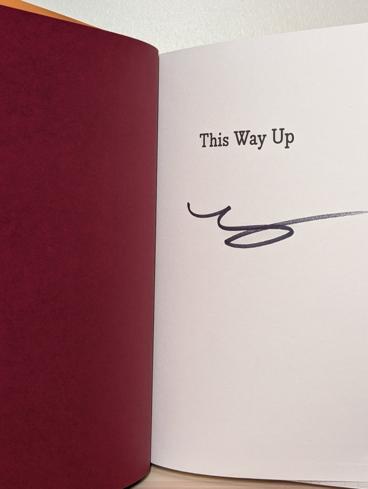 This Way Up by Map Men (Signed First Edition) - Fialta Books