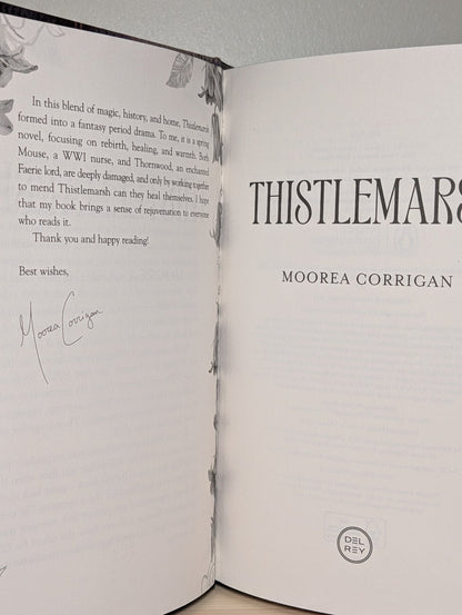 Thistlemarsh by Moorea Corrigan (Special First Edition with sprayed edges) - Fialta Books