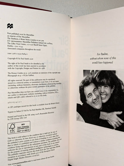 Threads: My Life in Style by Paul Smith (Signed First Edition) - Fialta Books