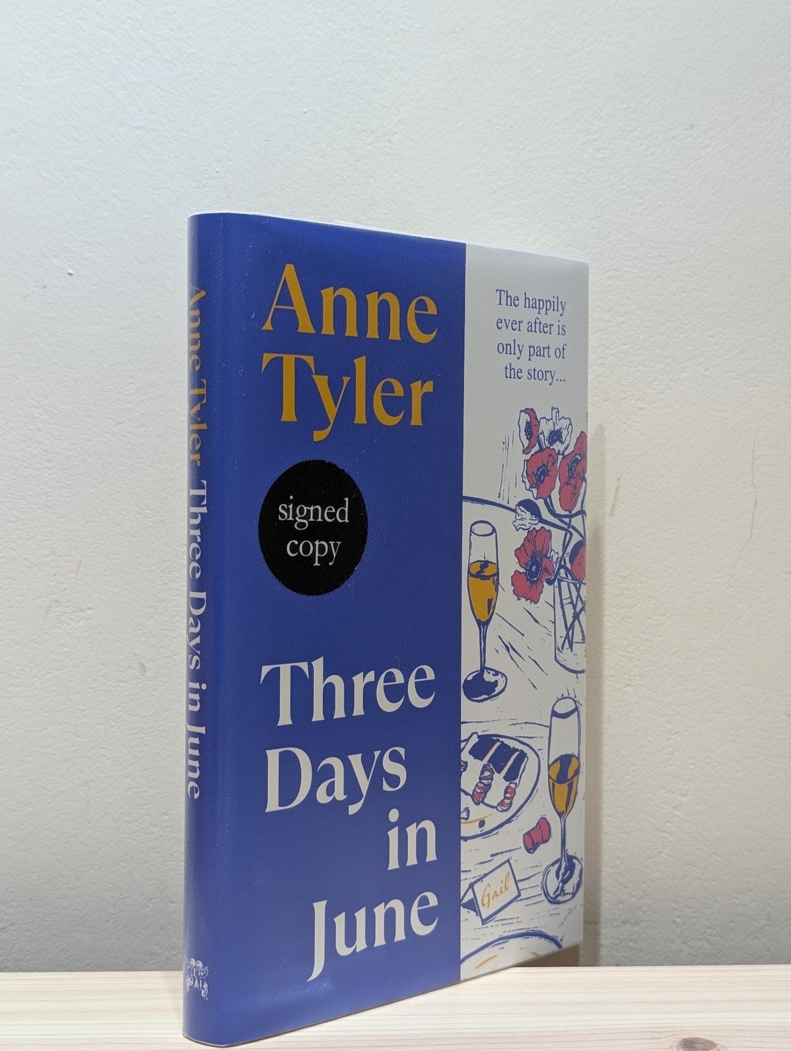 Three Days in June by Anne Tyler (Signed First Edition) - Fialta Books