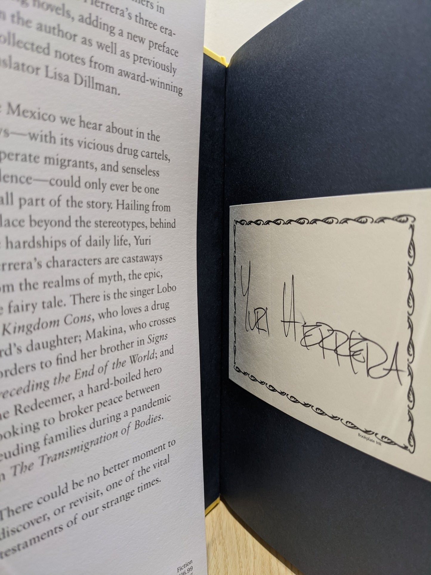 Three Novels by Yuri Herrera (Signed First Edition) - Fialta Books