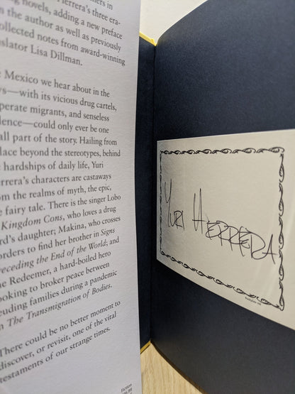 Three Novels by Yuri Herrera (Signed First Edition) - Fialta Books