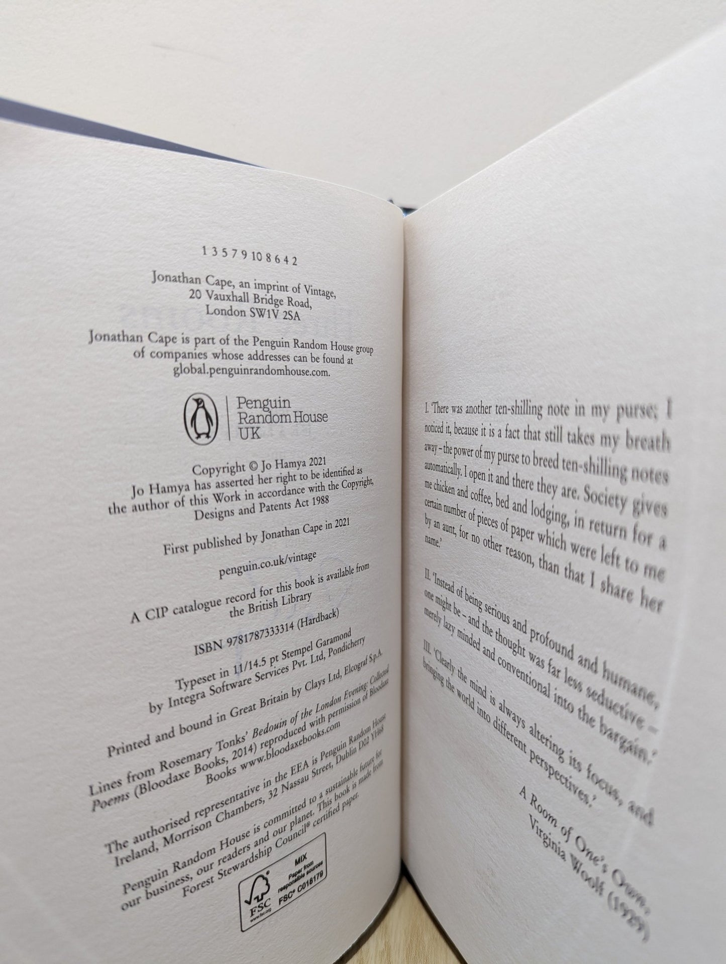 Three Rooms by Jo Hamya (Signed First Edition) - Fialta Books