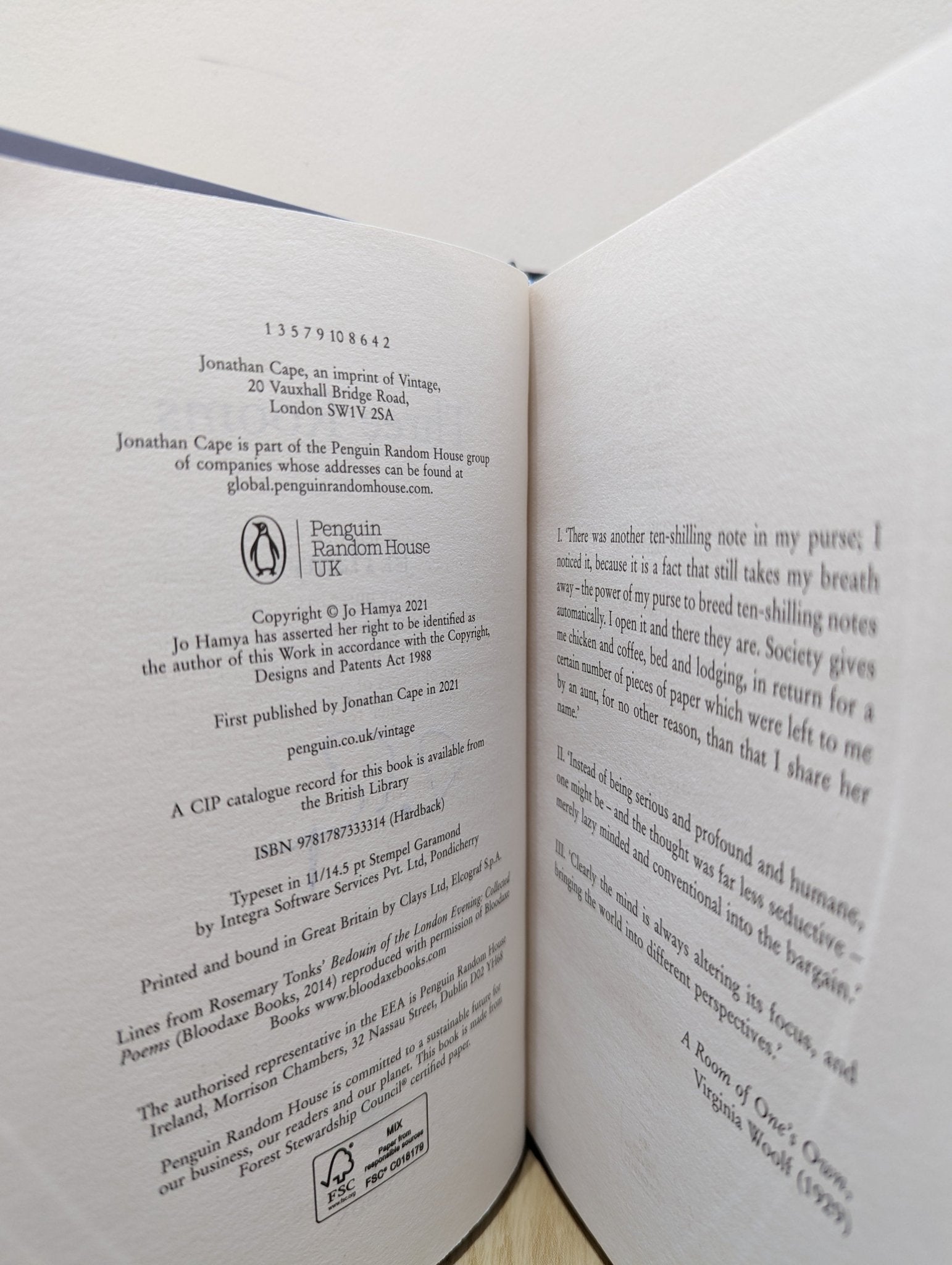 Three Rooms by Jo Hamya (Signed First Edition) - Fialta Books