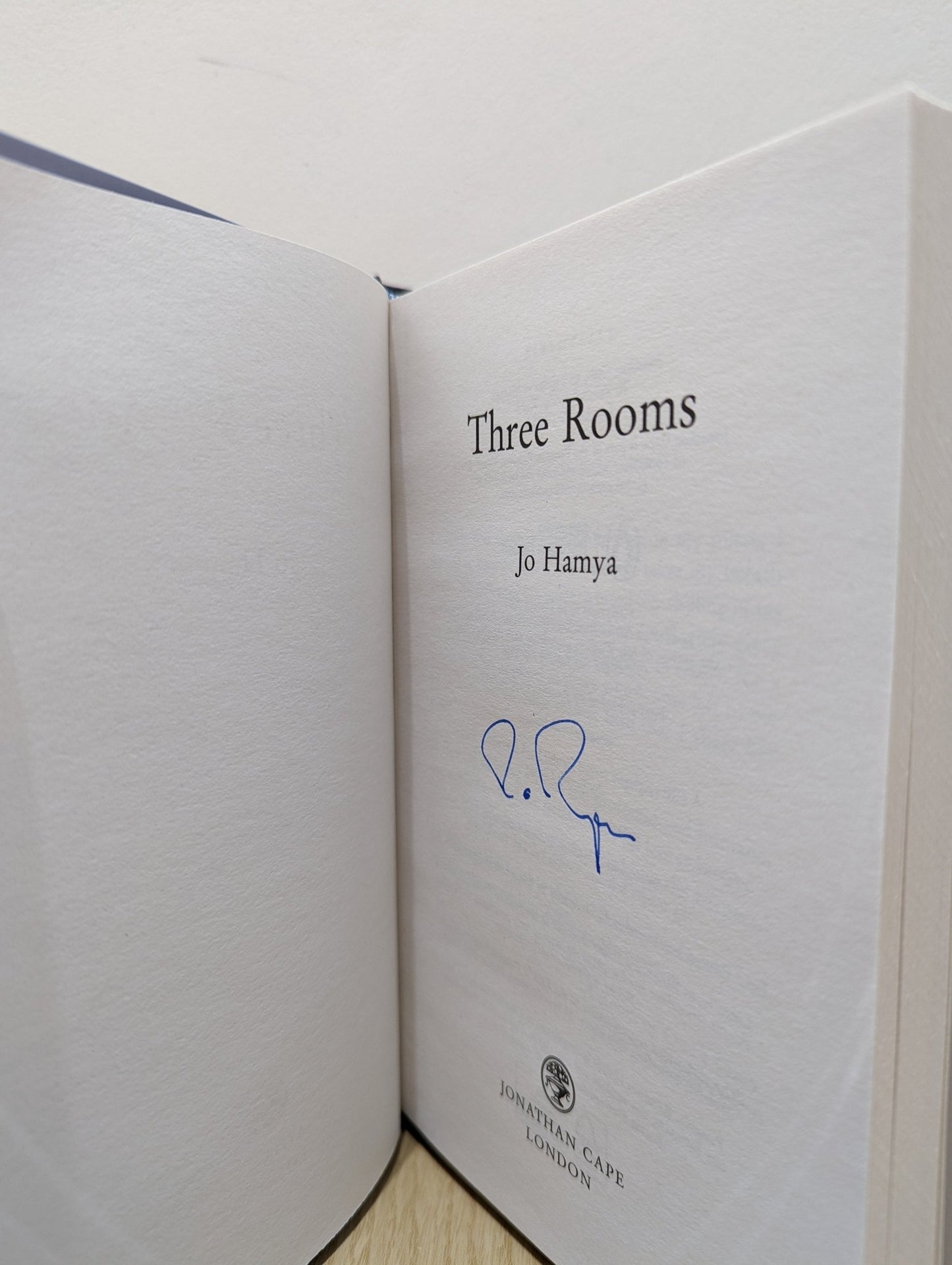 Three Rooms by Jo Hamya (Signed First Edition) - Fialta Books