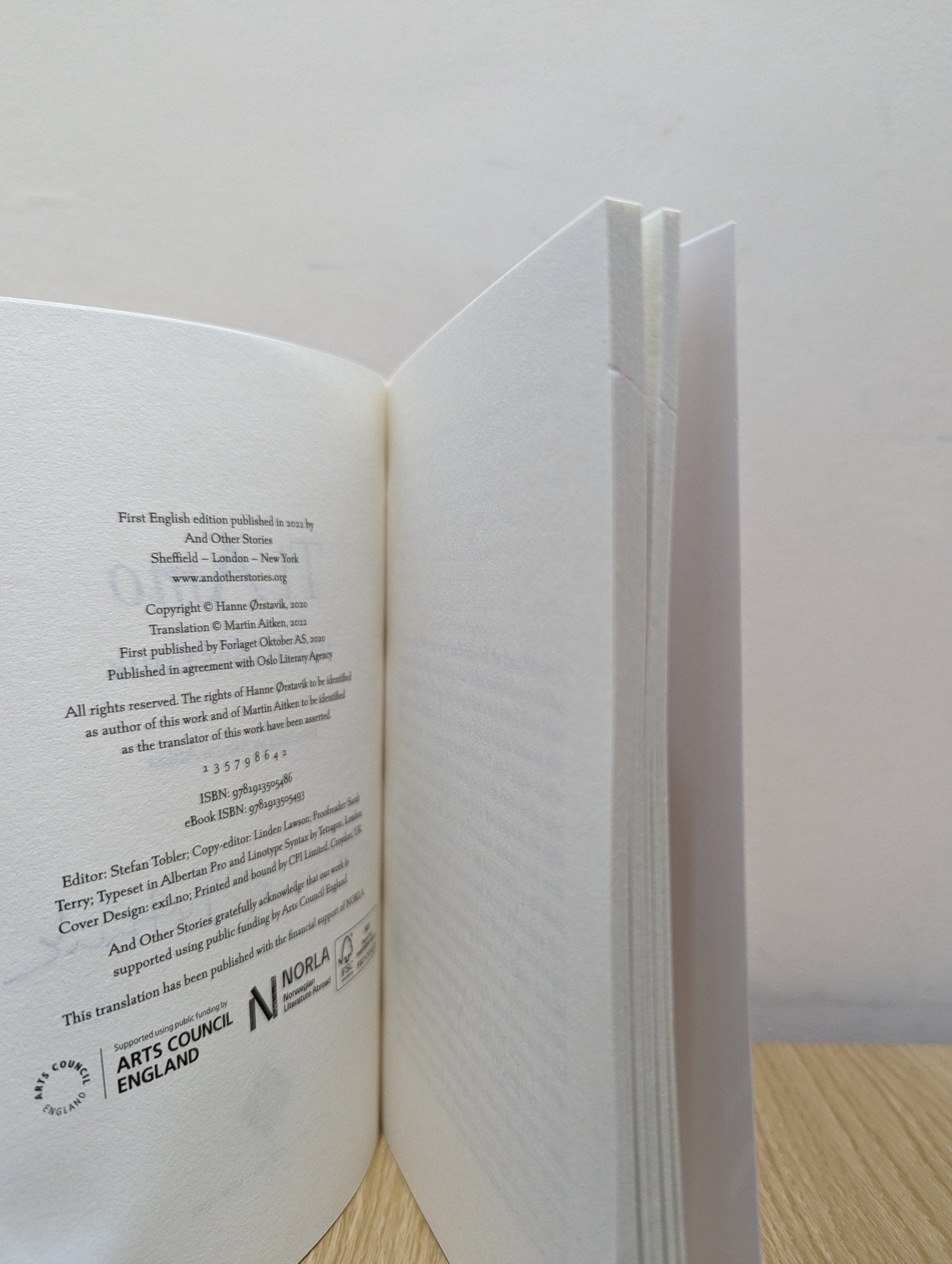 Ti Amo by Hanne Ørstavik (Signed First Edition) - Fialta Books