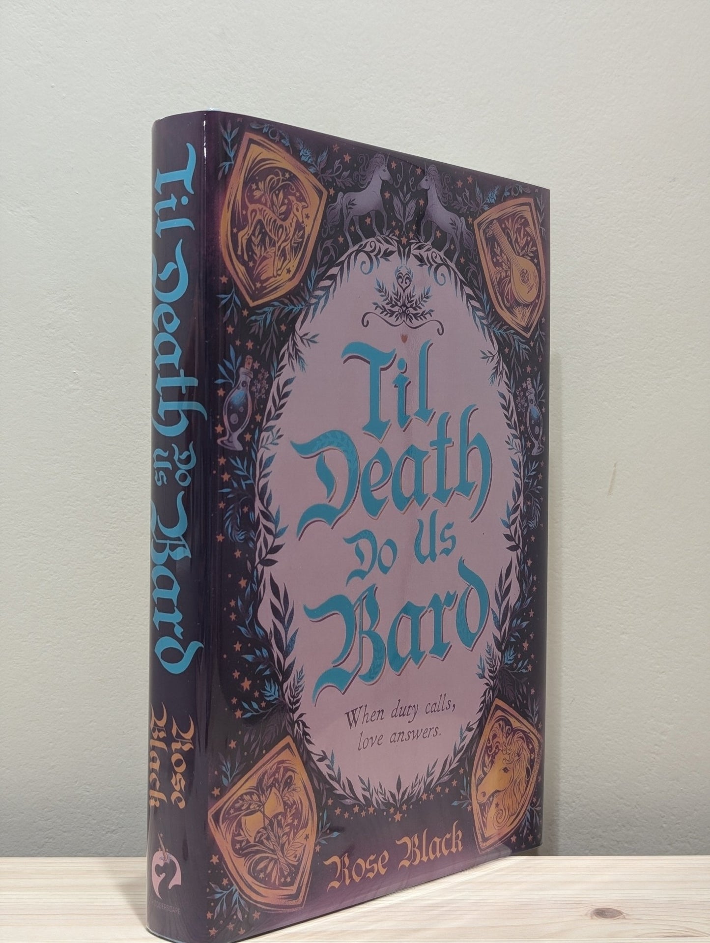 Til Death Do Us Bard by Rose Black (Signed Lined Dated First Edition) - Fialta Books