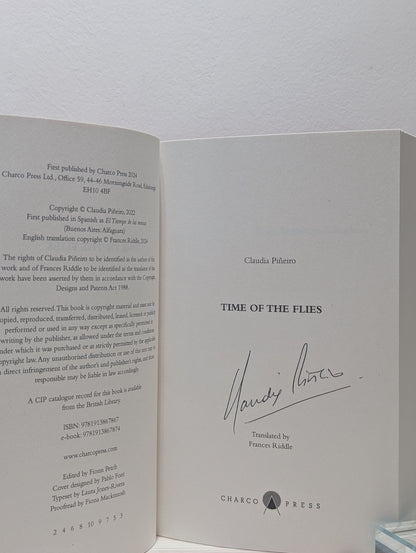 Time of the Flies by Claudia Pineiro (Signed) - Fialta Books