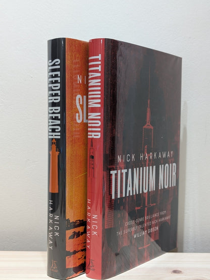 Titanium Noir; Sleeper Beach by Nick Harkaway (Signed Numbered First Edition) - Fialta Books