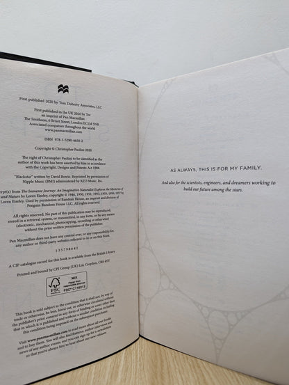 To Sleep in a Sea of Stars; Fractal Noise by Christopher Paolini (Signed First Edition) - Fialta Books