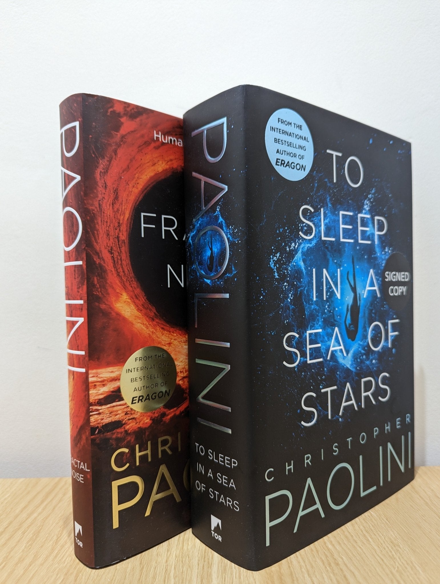To Sleep in a Sea of Stars; Fractal Noise by Christopher Paolini (Signed First Edition) - Fialta Books