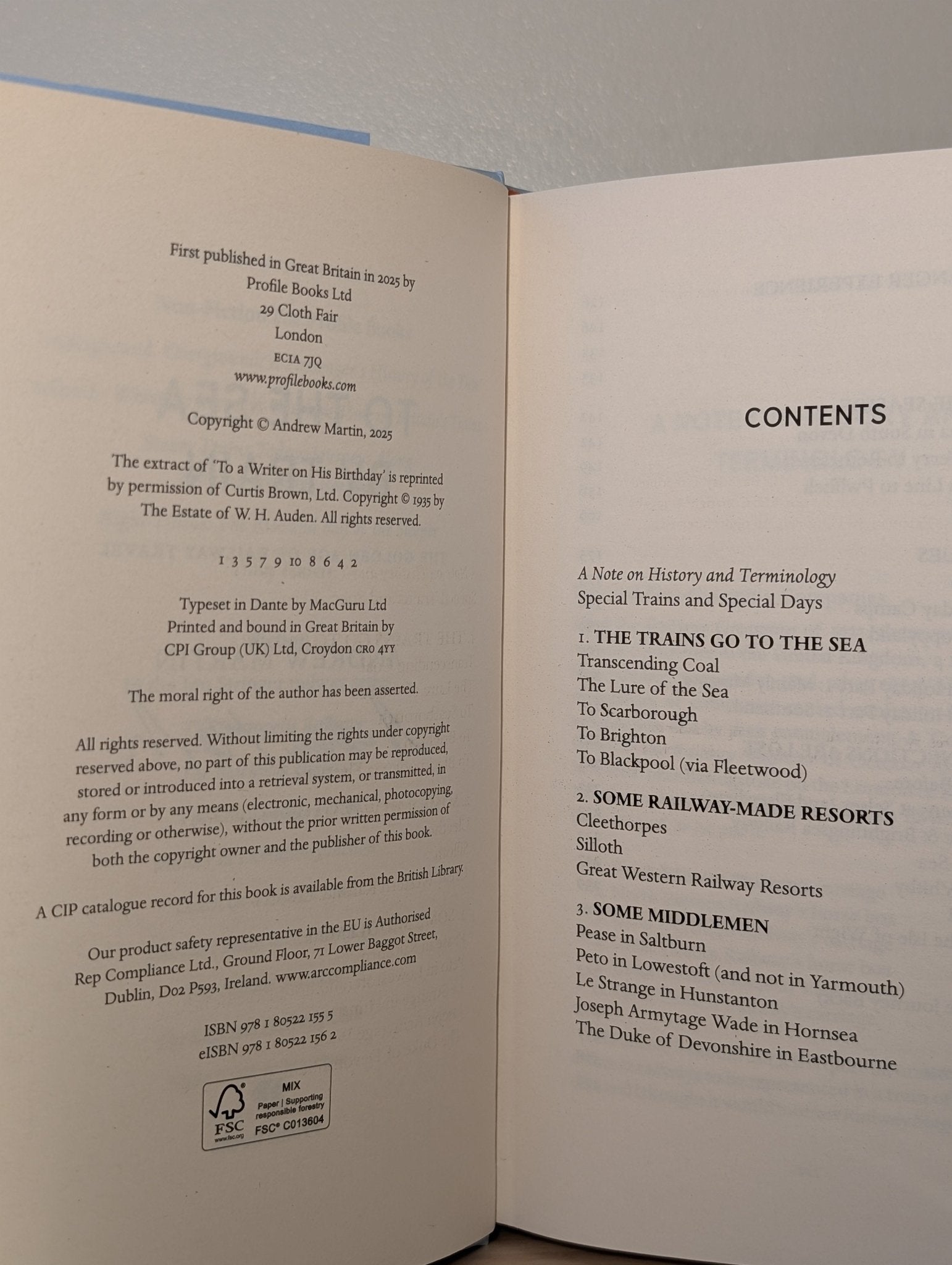 To the Sea by Train: The Golden Age of Railway Travel by Andrew Martin (Signed First Edition) - Fialta Books
