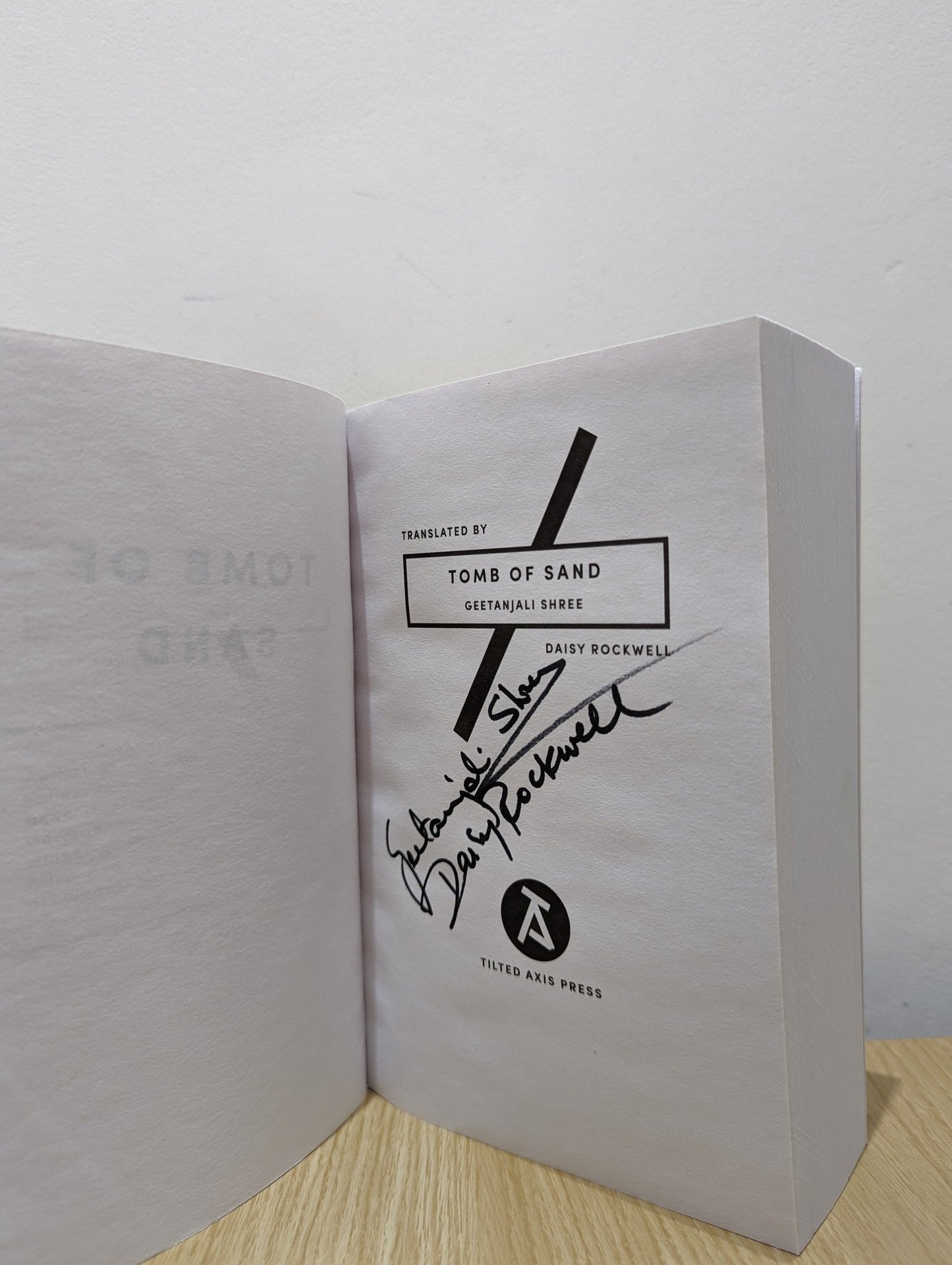 Tomb of Sand by Geetanjali Shree (Signed Edition) - Fialta Books