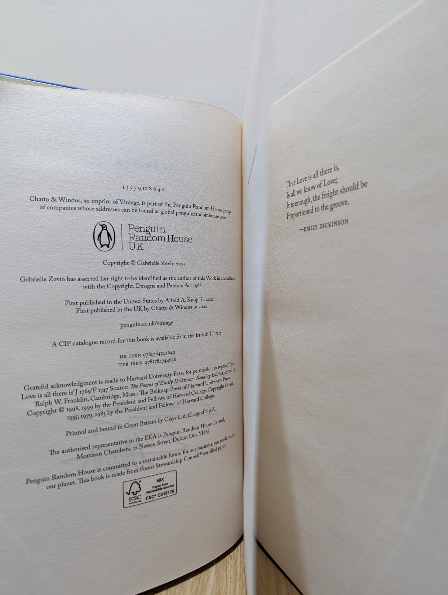 Tomorrow, and Tomorrow, and Tomorrow by Gabrielle Zevin (Signed First Edition) - Fialta Books