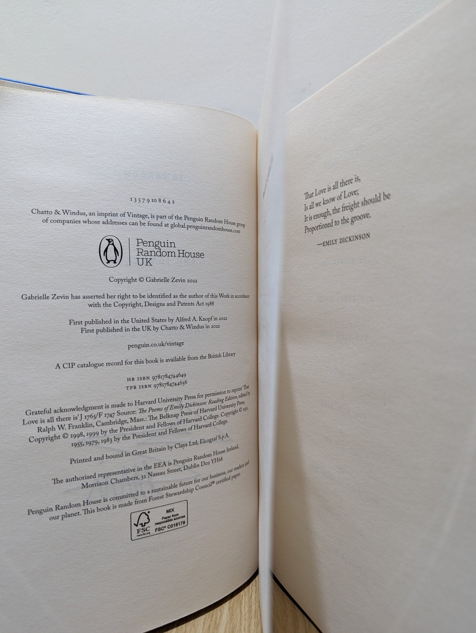 Tomorrow, and Tomorrow, and Tomorrow by Gabrielle Zevin (Signed First Edition) - Fialta Books