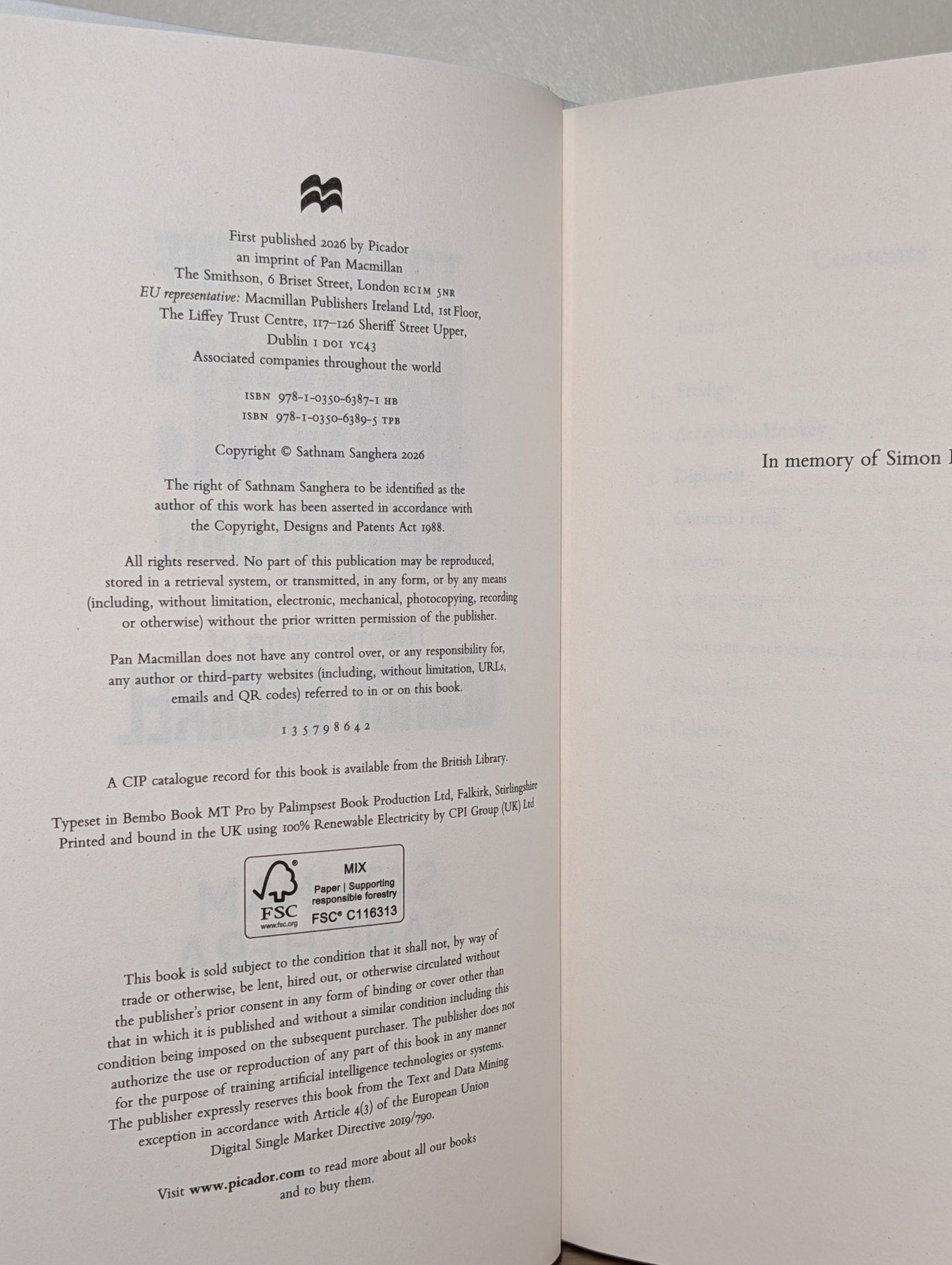 Tonight the Music Seems So Loud by Sathnam Sanghera (Signed First Edition) - Fialta Books