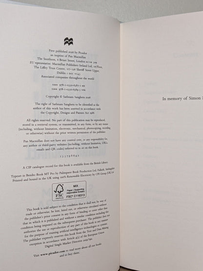 Tonight the Music Seems So Loud by Sathnam Sanghera (Signed First Edition) - Fialta Books