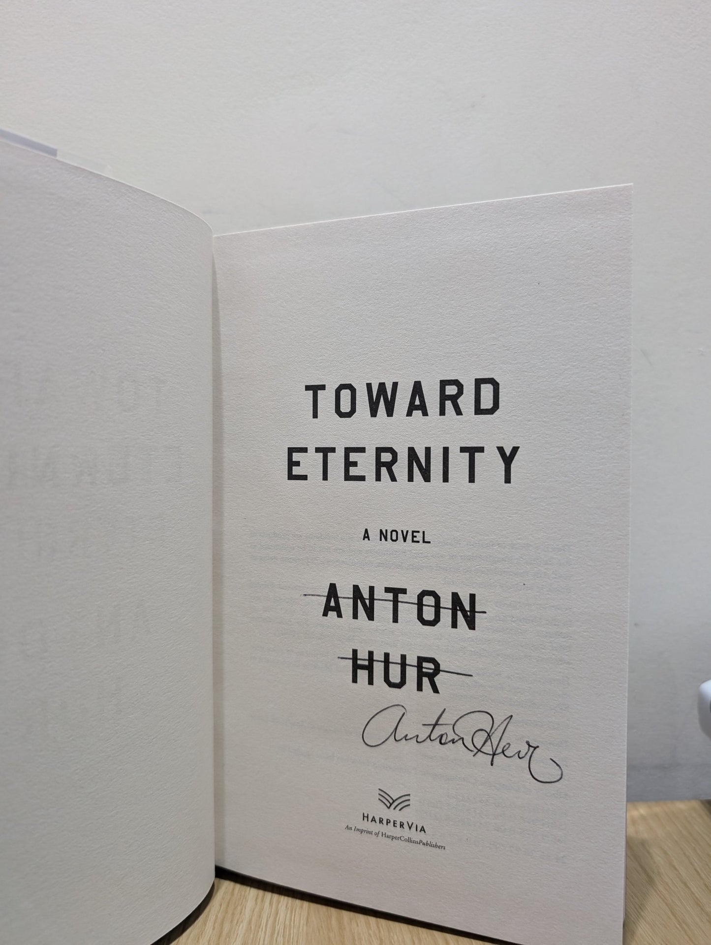 Toward Eternity: A Novel by Anton Hur (Signed First Edition) - Fialta Books