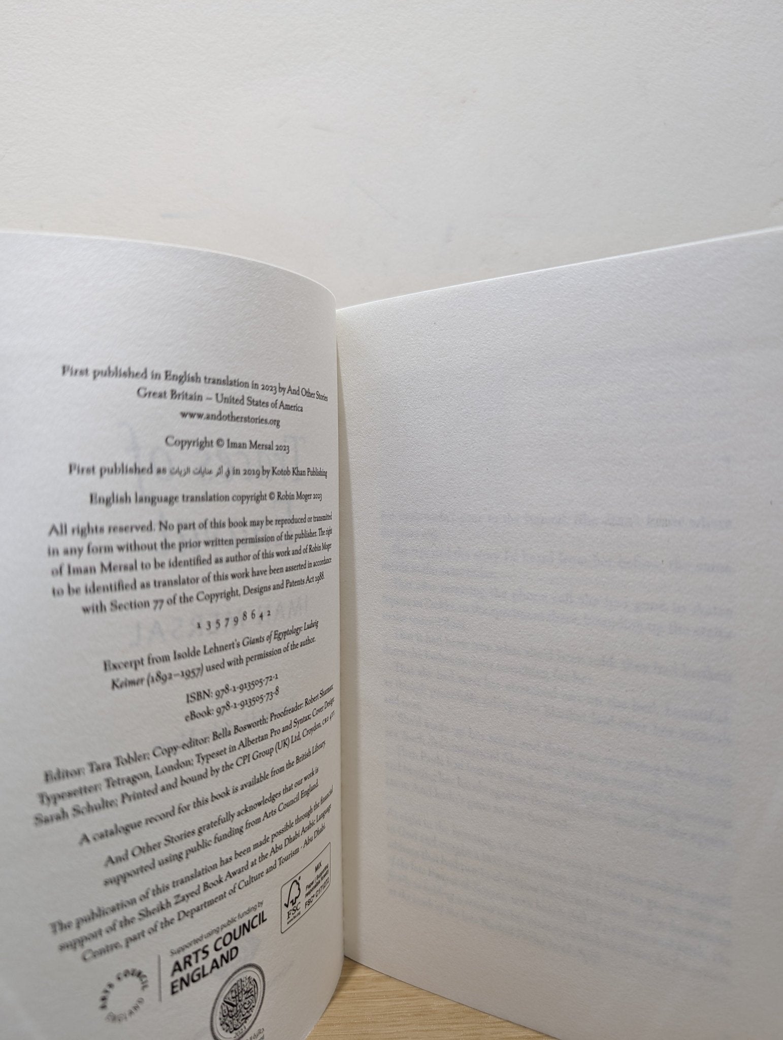 Traces of Enayat by Iman Mersal (First Edition) - Fialta Books