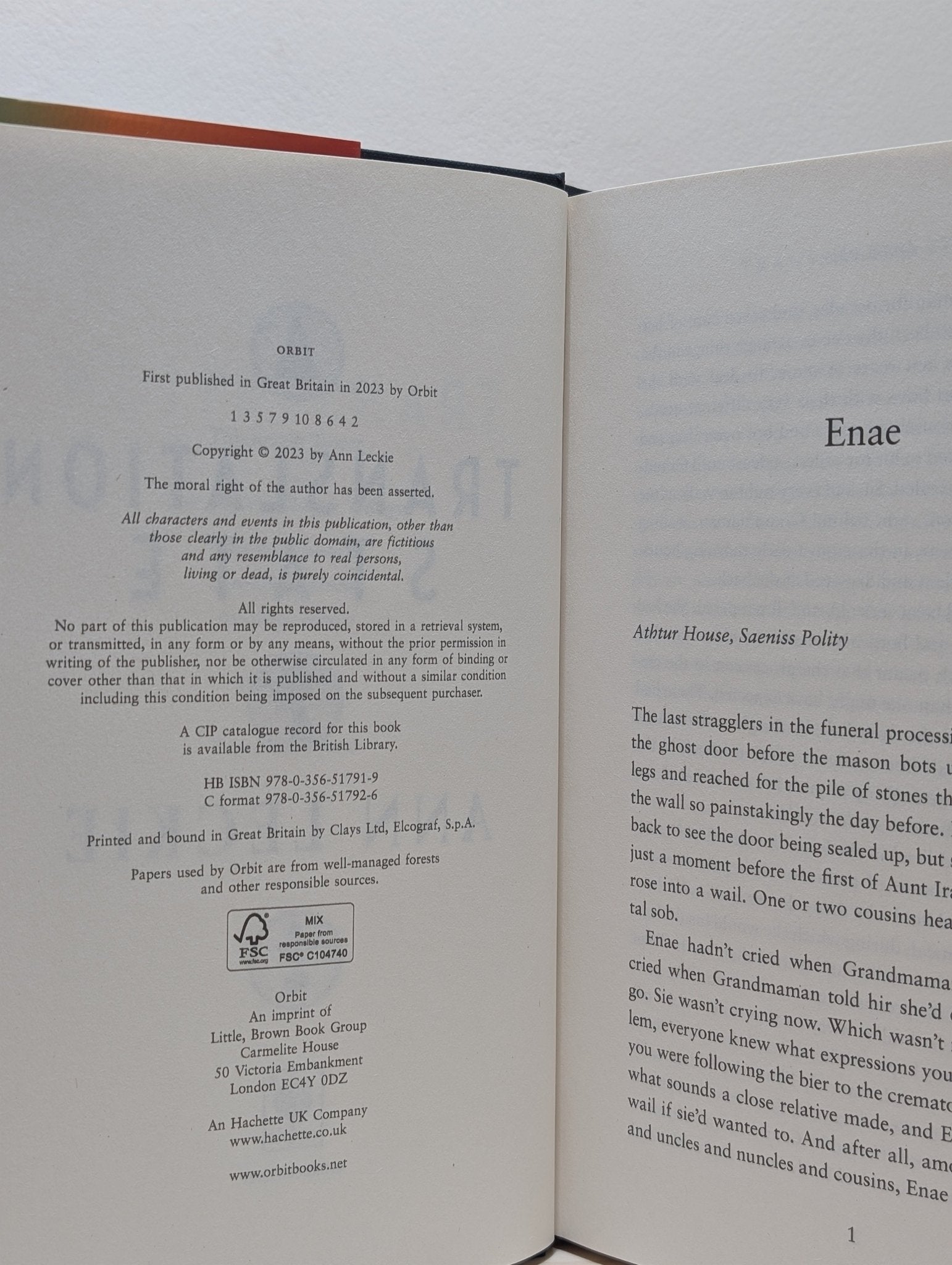 Translation State by Ann Leckie (First Edition) - Fialta Books