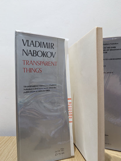 Transparent Things by Vladimir Nabokov (First Edition) - Fialta Books