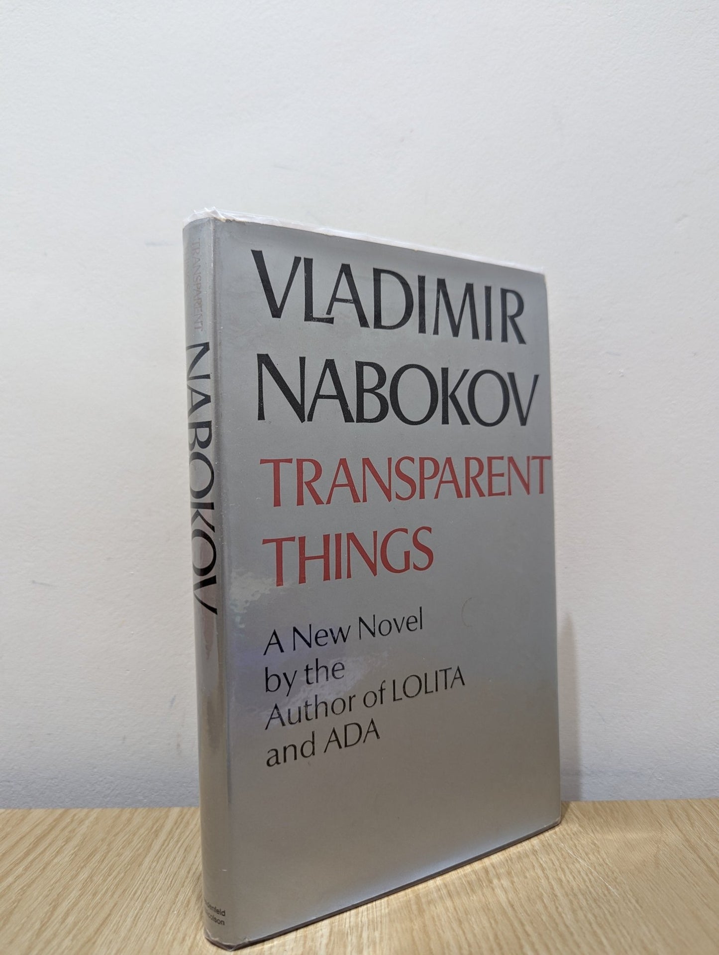 Transparent Things by Vladimir Nabokov (First Edition) - Fialta Books